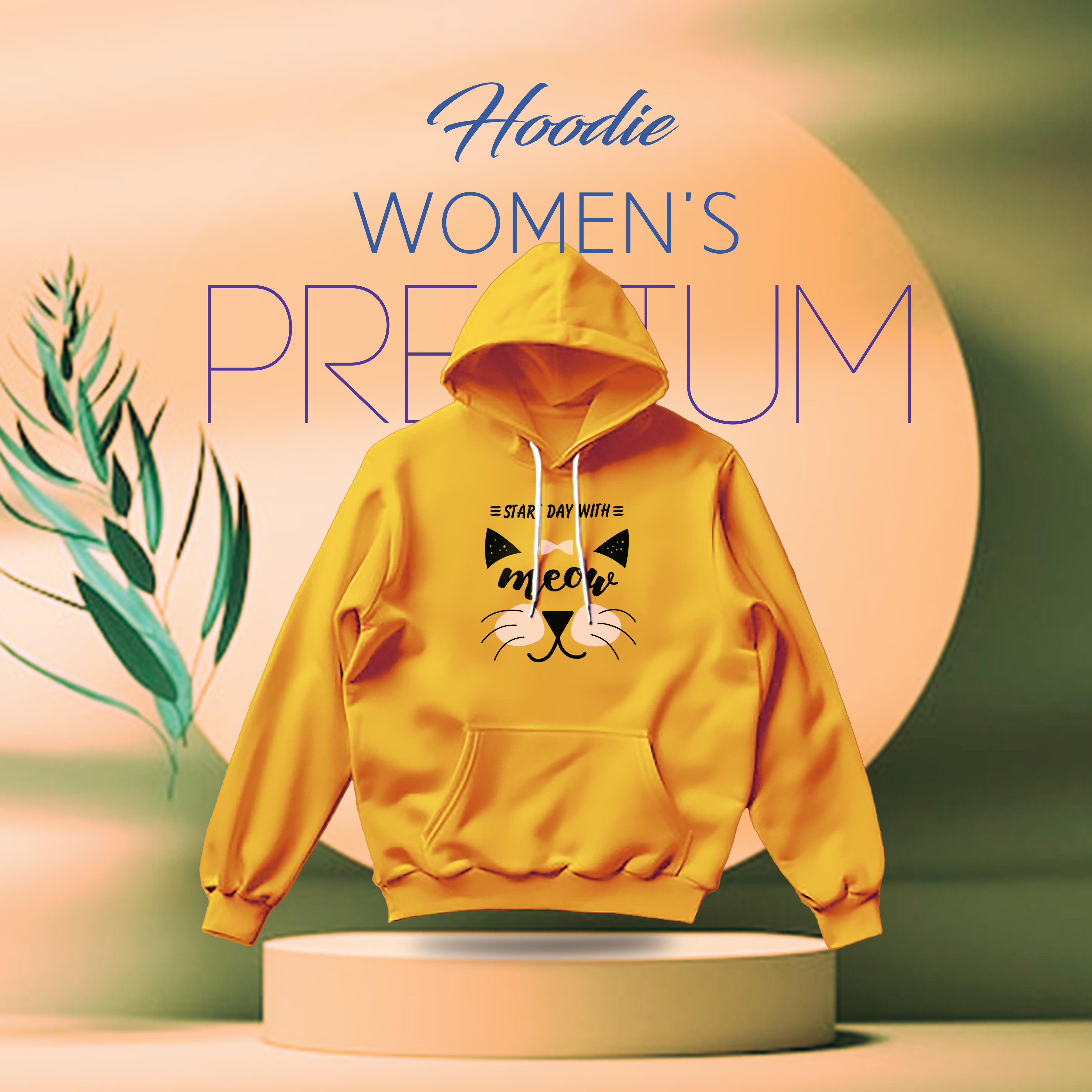 Ladies winter hoodie