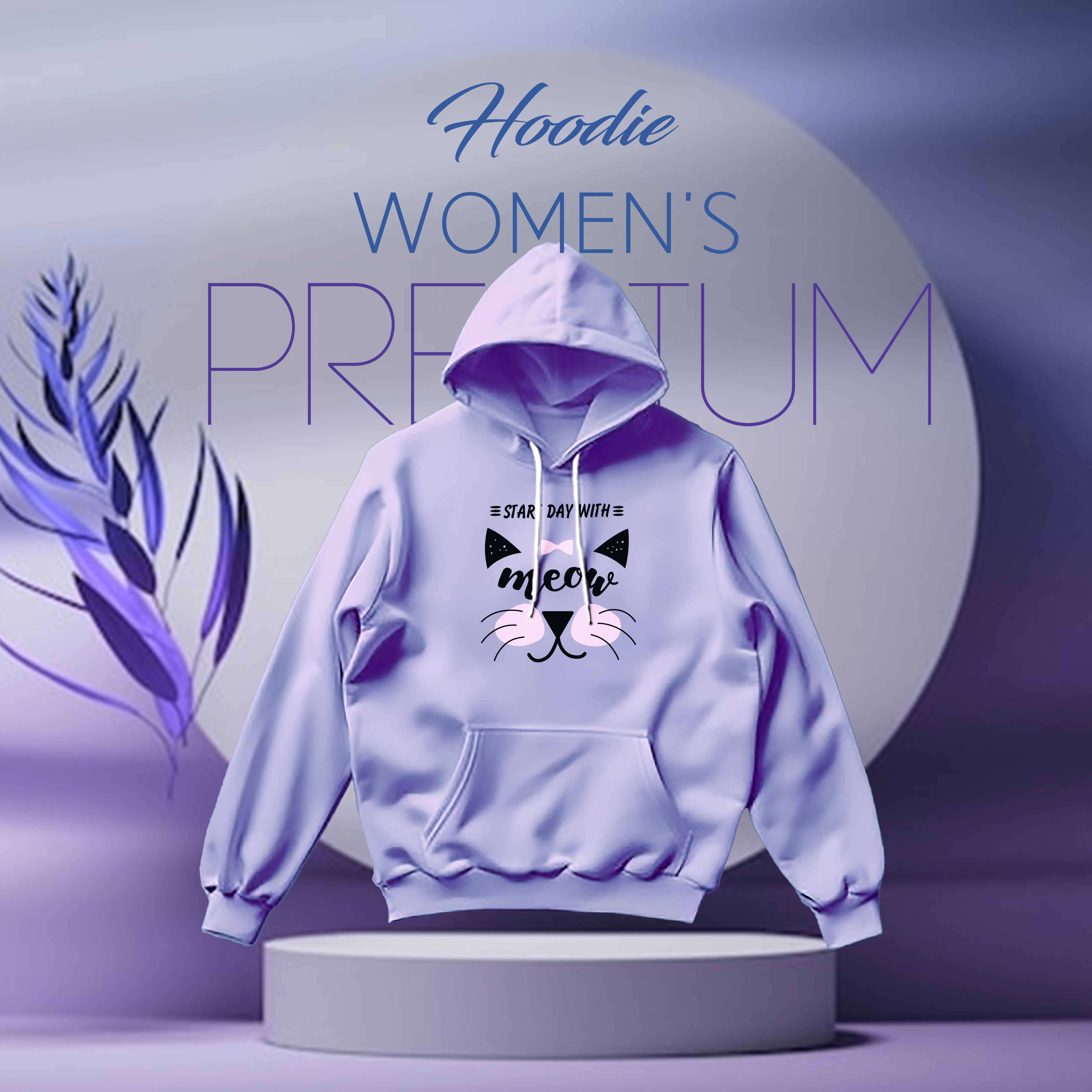 Ladies winter hoodie