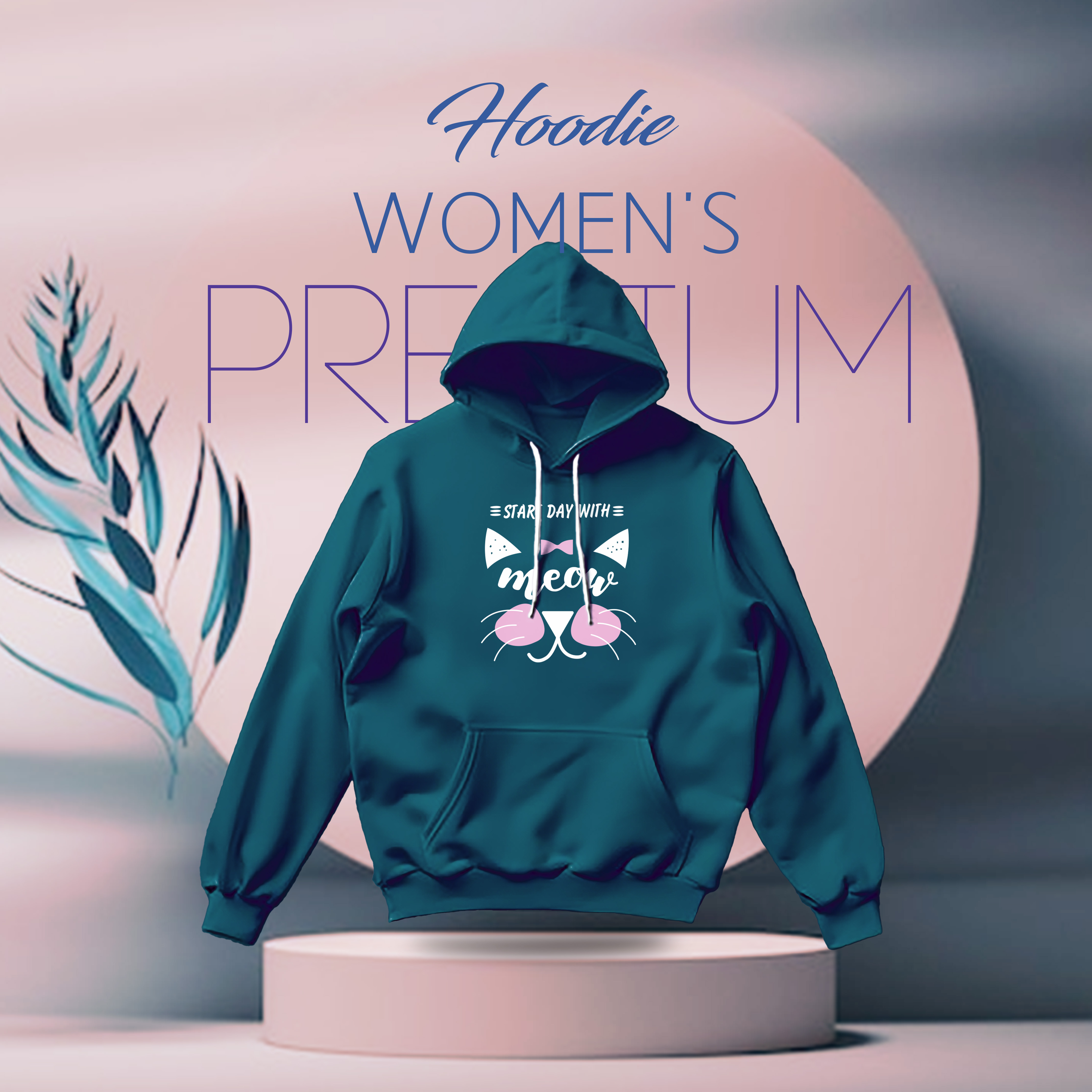 Ladies winter hoodie