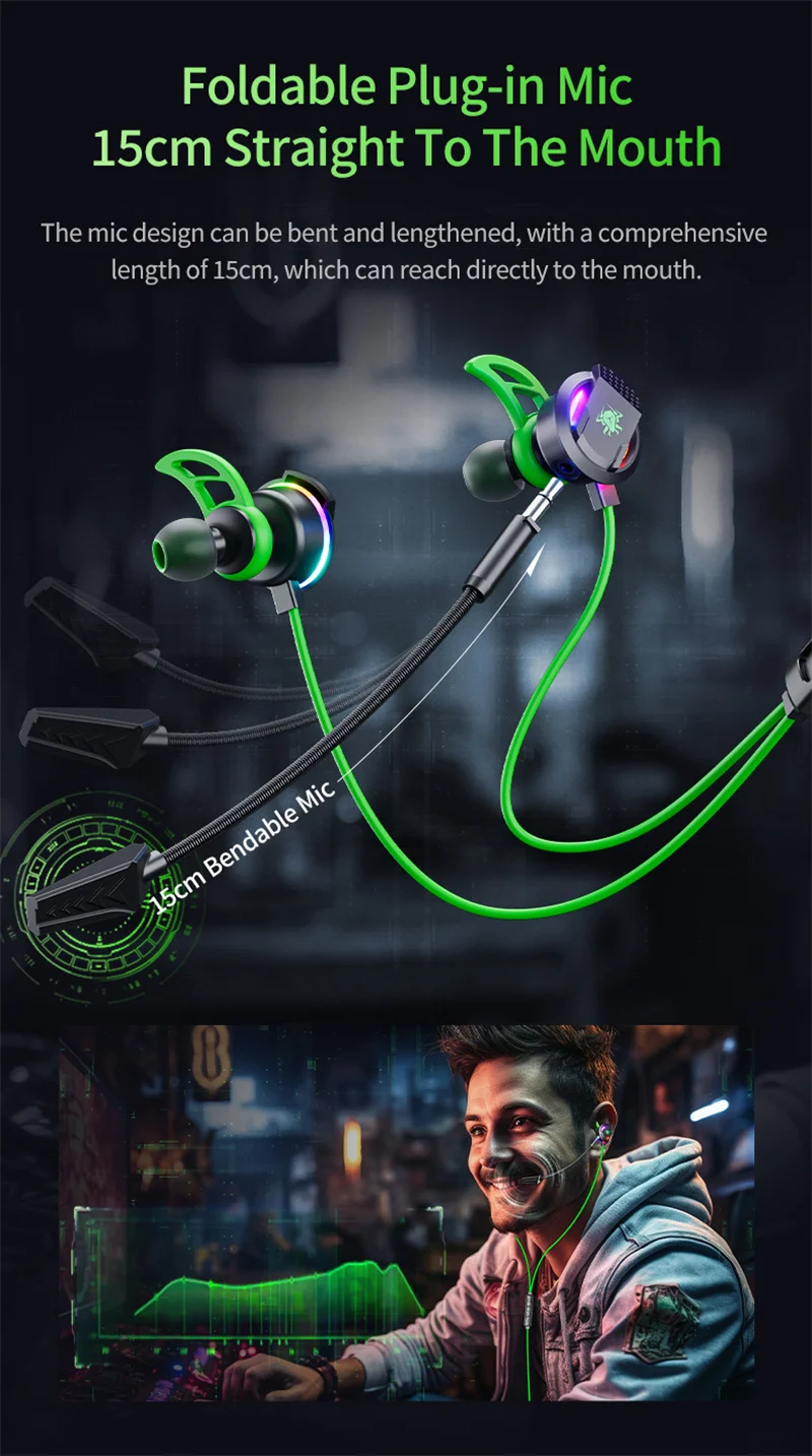 Plextone RX3 Plus Gaming Earbuds - Low Latency Type-C Earphone