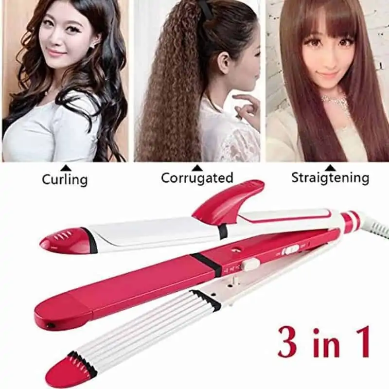 Kemei KM-1291 3in1 Hair Straightener