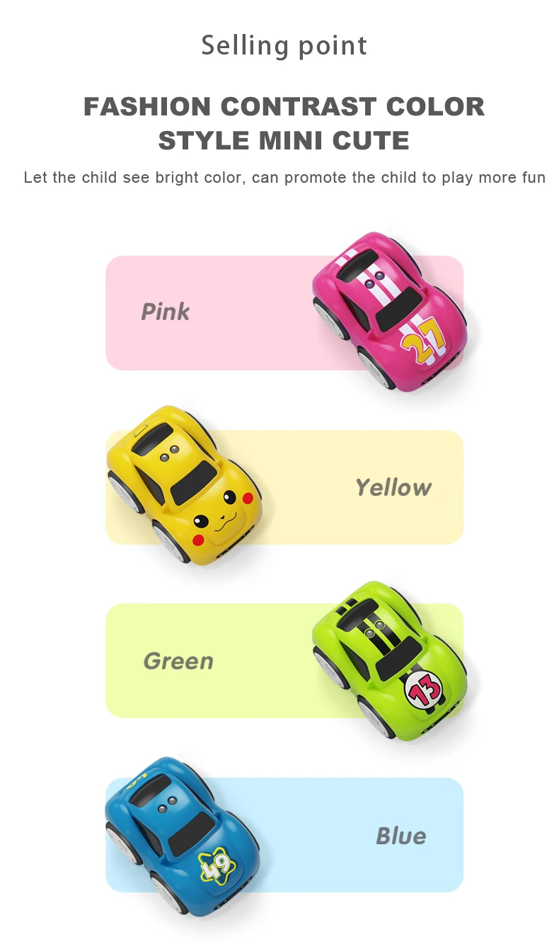RC Intelligent Sensor Cartoon Mini Car
