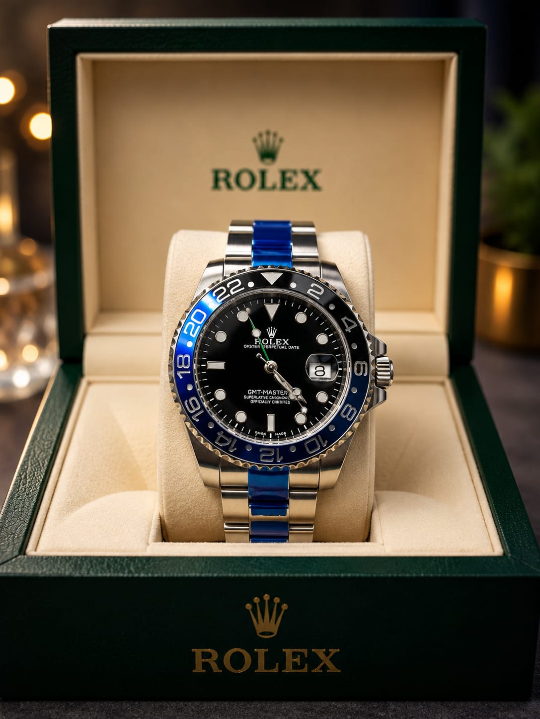 Rolex GMT-Master Men's Watch (Premium Rolex Gift Box)