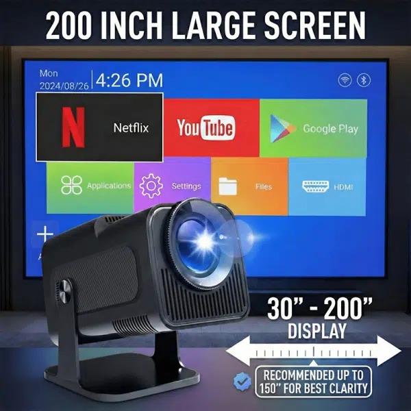 HY320 4K Smart Android Projector