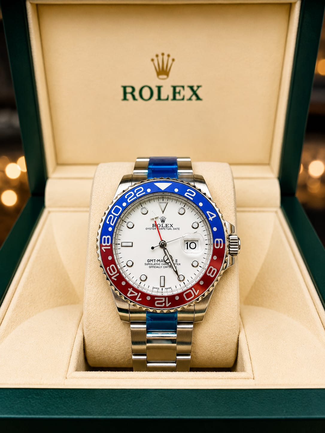 Rolex GMT-Master Men's Watch  (Premium Rolex Gift Box)