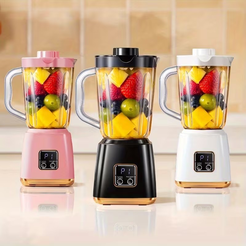 USB Rechargeable Portable Blender and Handheld Juicer Perfect for Smoothies With Digital Display, Stainless Steel Blade