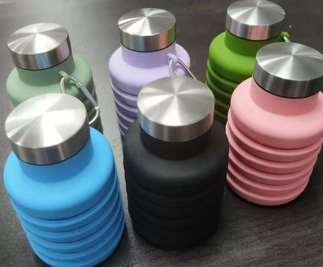 500ML Portable Silicone Water Bottle