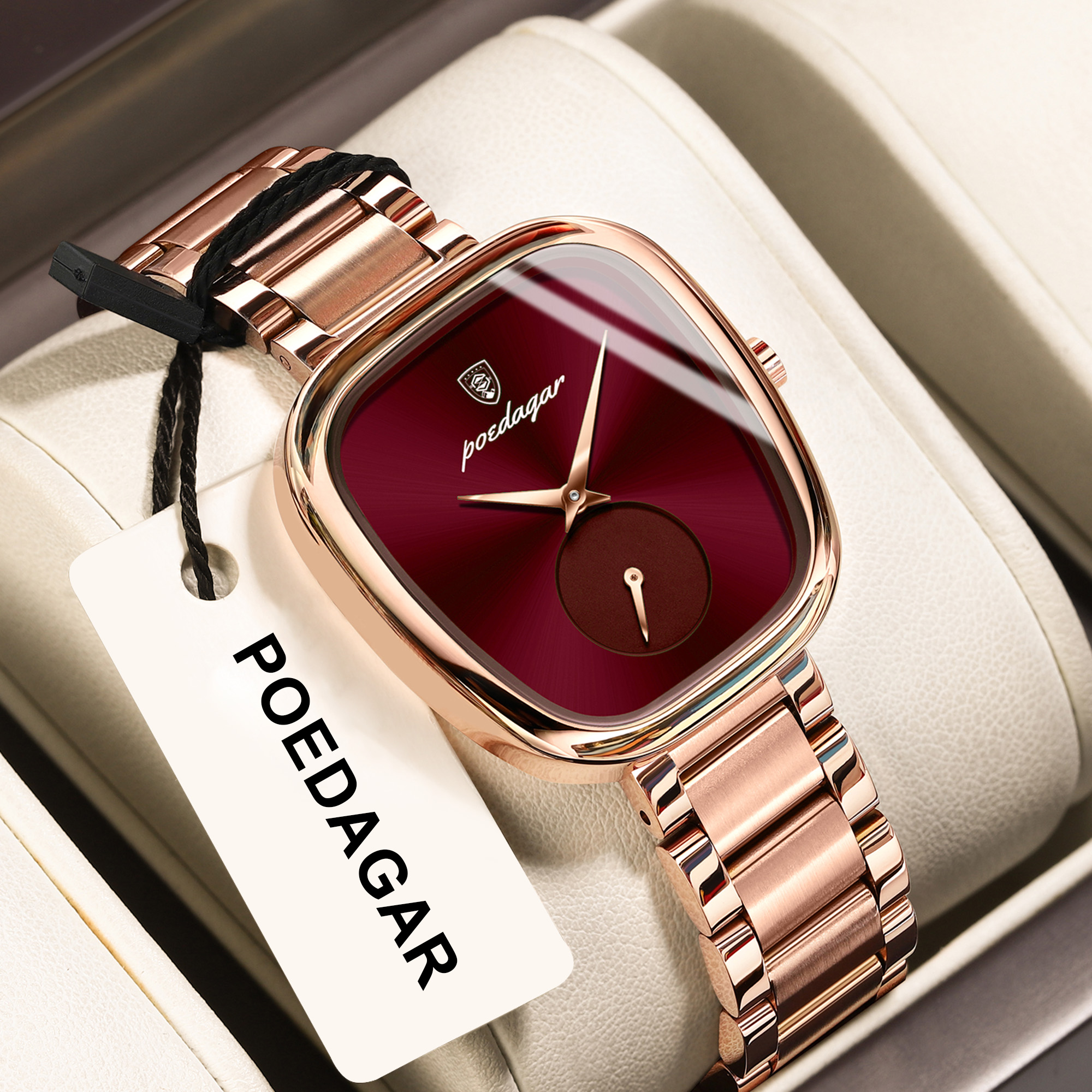 POEDAGAR Luxury Watch for Woman Waterproof Stainless Steel Women's Quartz Watches Simple High Quality Ladies Wristwatch