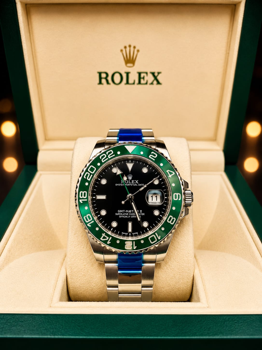 Rolex GMT-Master Men's Watch  (Premium Rolex Gift Box)